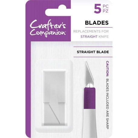 Kézműves szike pótpenge , Straight Knife Replacement Blades / CC Craft Knife (5 db)