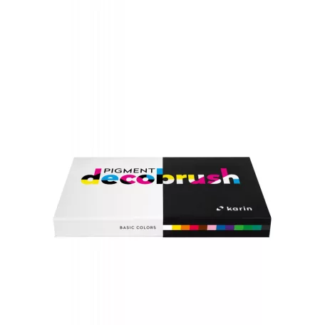 Karin PIGMENT decobrush Akril marker Basic Colors Collection (12 db)