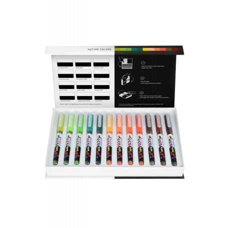 Akril marker , Nature Colors Collection / Karin PIGMENT decobrush (12 db)