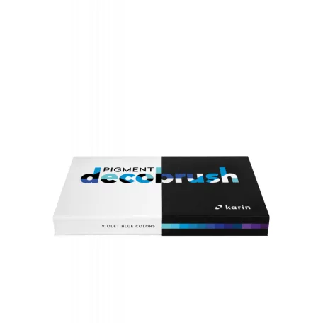 Akril marker , Violet-Blue Colors Collection / Karin PIGMENT decobrush (12 db)