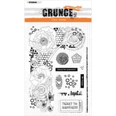   Szilikonbélyegző , NR. 42, Elements Grunge 5.0 Collection/ SL Clear Stamp (1 csomag)