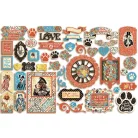 Graphic 45 Kivágatok Well Groomed / Die-cut Assortment (1 csomag)