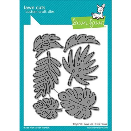 Vágósablon LF2617, tropical leaves / Lawn Cuts Custom Craft Die (1 csomag)