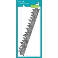   Vágósablon LF2618, slimline tropical leaves border / Lawn Cuts Custom Craft Die (1 csomag)