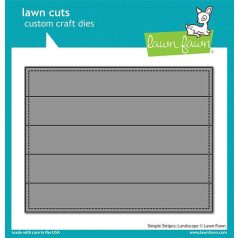   Vágósablon LF2621, simple stripes: landscape / Lawn Cuts Custom Craft Die (1 csomag)