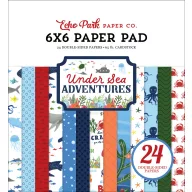   Papírkészlet 6" (15 cm), Under Sea Adventures / Echo Park Paper Pack (24 lap)