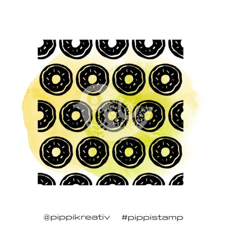 Gumibélyegző , Background 06 / PIPPI Rubber Stamp (1 db)