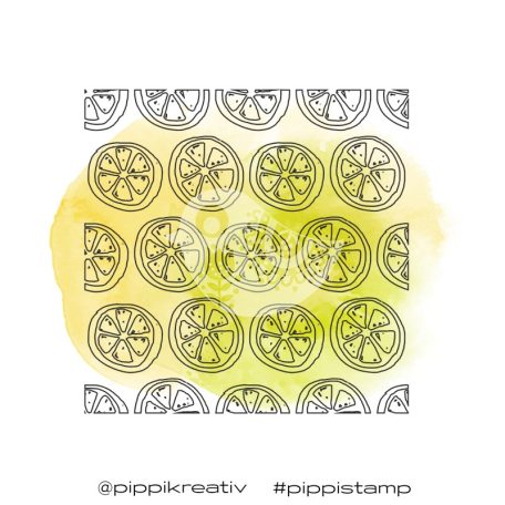 Gumibélyegző , Background 04 / PIPPI Rubber Stamp (1 db)