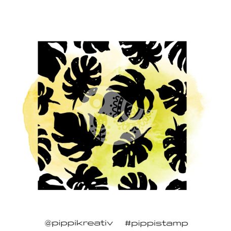 Gumibélyegző , Background 01 / PIPPI Rubber Stamp (1 db)