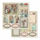 Stamperia Scrapbook papírkészlet 12" (30 cm) - Alice - Paper Pack (10 ív)
