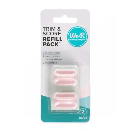 ÚJ! Pótpenge, Pink Replacement blade / WRMK Trim & Score Board (2 db)