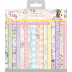   Scrapbook papírkészlet 6" (15 cm), Garden Party / CC Paper Pad (48 lap)