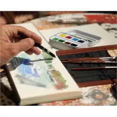   Utazó ecset készlet , Full set Travel brushes / Raphaël Mini Travel (6 db)