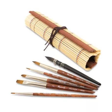 Utazó ecset készlet , Full set Travel brushes / Raphaël Mini Travel (6 db)