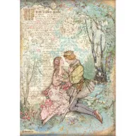   Rizspapír A4, Sleeping Beauty Lovers / Stamperia Rice Paper (1 ív)