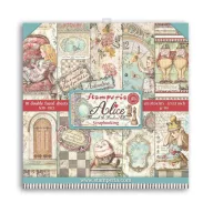   Stamperia Scrapbook papírkészlet 12" (30 cm) - Alice Through the Looking Glass - Paper Pack (10 ív)