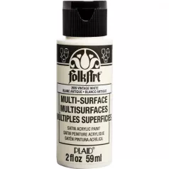   Akrilfesték - selyemfényű , Vintage White / FolkArt Multi-Surface (1 db)