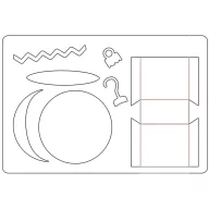   SIZZIX vágósablon, Box, Ornament / Sizzix ScoreBoards L Die (1 csomag)