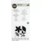 SIZZIX vágósablon bélyegzővel, Seasonal Flowers / Sizzix Framelits Die Set (1 csomag)