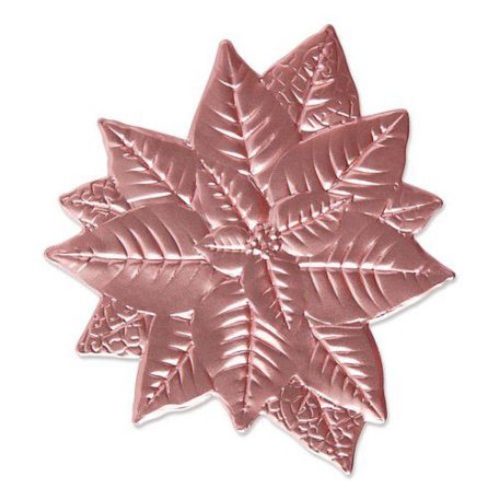 Domborító mappa , Poinsettia / Sizzix 3-D Impresslits Embossing Folder (1 db)
