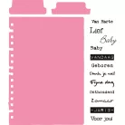 Vágósablon, bélyegzővel , Dutch Eline's Tab / Marianne Design Collactables (1 csomag)