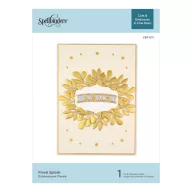   Domborító mappa , Floral Splash / Spellbinders Cut & Emboss Folder (1 db)