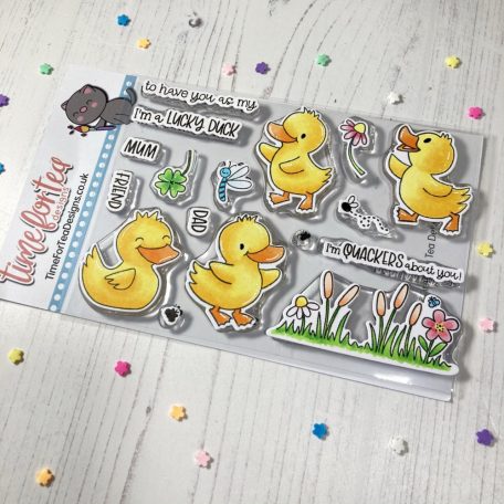 Szilikonbélyegző , Lucky Ducks / Time For Tea Clear Stamps (1 csomag)