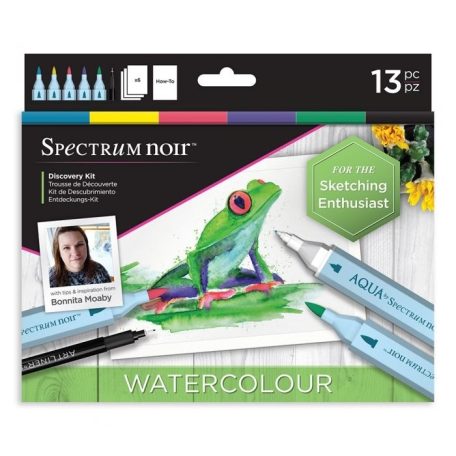 Akvarell ecsetfilc készlet , Watercolour / Spectrum Noir Discovery Kit (1 csomag)