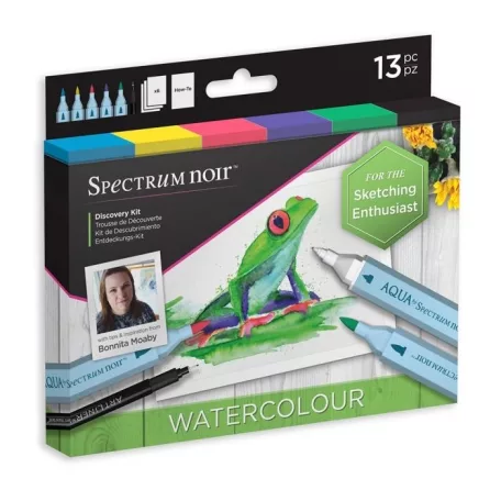 Akvarell ecsetfilc készlet , Watercolour / Spectrum Noir Discovery Kit (1 csomag)