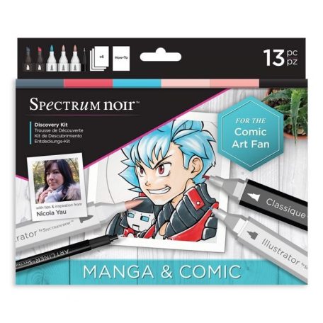 Alkoholos marker készlet , Manga and Comic / Spectrum Noir Discovery Kit (1 csomag)