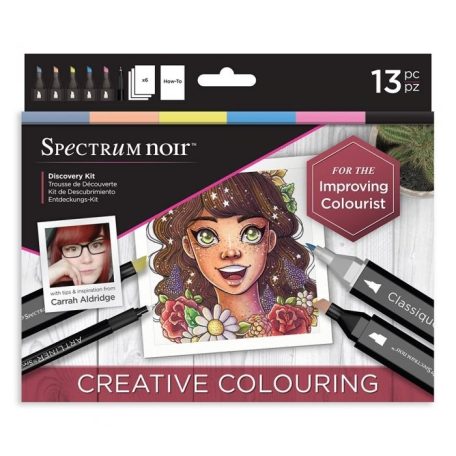 Alkoholos marker készlet , Creative Colouring / Spectrum Noir Discovery Kit (1 csomag)