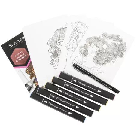 Alkoholos marker készlet , Creative Colouring / Spectrum Noir Discovery Kit (1 csomag)