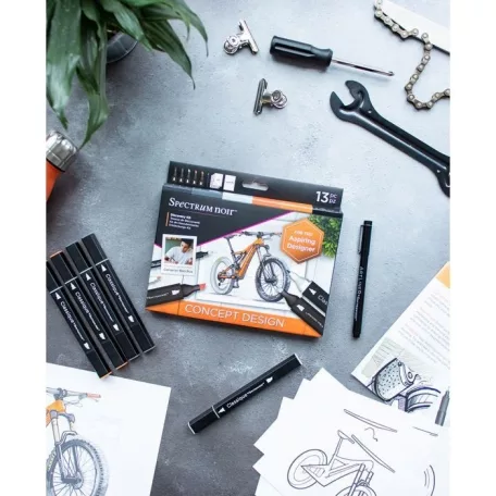 Alkoholos marker készlet , Concept Design / Spectrum Noir Discovery Kit (1 csomag)