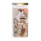 Kivágatok , Ephemera - Icon - Copper Foil Embellishment/ AC - Paige Evans - Bungalow Lane (40 db)