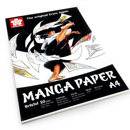 Sakura Bristol Rajztömb - A4 / 250g - Manga Paper (20 lap)