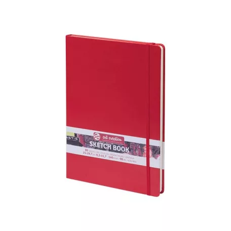 Talens Art Creation Rajz- és Vázlatfüzet A4, Piros / Sketch Book (80 lap)