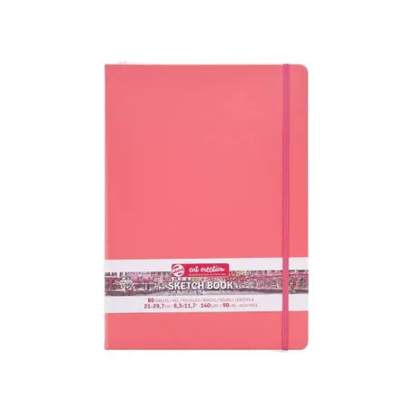 Talens Art Creation Rajz- és Vázlatfüzet A4, Korall / Sketch Book (80 lap)