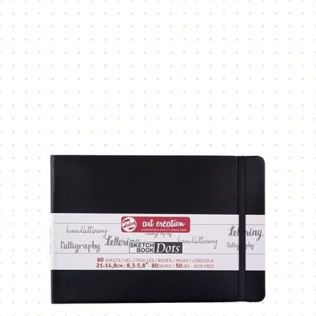 Ponthálós füzet 21x15 cm, 80 g / Talens Art Creation Note Book Dots (80 lap)