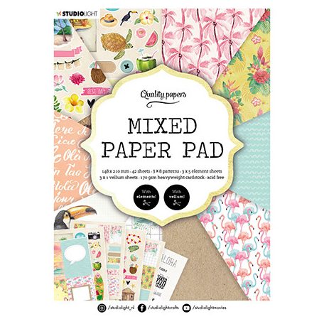 Papírkészlet 6x8, Essentials nr.6 / SL Mixed Paper Pad (42 lap)