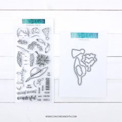   Vágósablon, bélyegzővel , Fashion Wear  / Concord & 9th Clear Stamps + Die  Set (1 csomag)