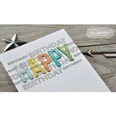   Gumibélyegző , Caps Lock Companion - Happy Occasions / Taylored Expressions Stamps (1 csomag)