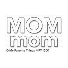 Vágósablon , Mom / MFT Die-namics (1 csomag)