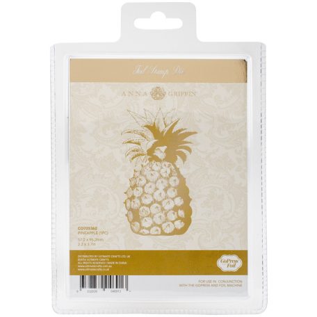 Klisé , Pineapple Anna Griffin/ Couture Creations Hotfoil Stamp (1 db)