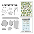Spellbinders Vágósablon + bélyegző Handmade Stamp & Die Template Set (1 csomag)