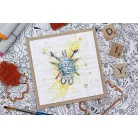 Spellbinders Vágósablon + bélyegző Handmade Stamp & Die Template Set (1 csomag)