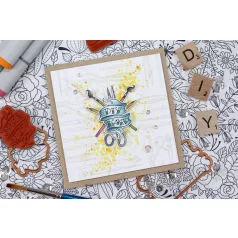   Spellbinders Vágósablon + bélyegző Handmade Stamp & Die Template Set (1 csomag)