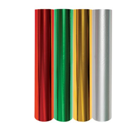 Hőre aktiváló fólia , Red, Green, Gold, Silver Variety Pack/ Spellbinders Glimmer Hot Foil (4 db)