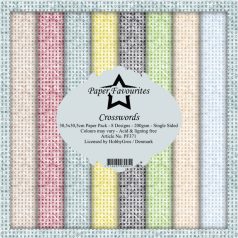   Papírkészlet 12" (30 cm), Crosswords / PF Paper Pack (8 ív)