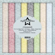   Papírkészlet 6" (15 cm), Crosswords / PF Paper Pack (24 ív)