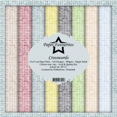   Papírkészlet 6" (15 cm), Crosswords / PF Paper Pack (24 ív)